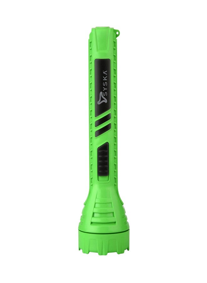 SYSKA Plastic T112Ul Maxlit 1W Bright Led Rechargeable Torch (Green, 1), 130 lumens - Image 2
